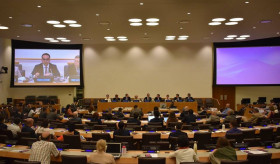 A side event entitled “Investing into Climate Smart Economies: Energy Efficiency for Sustainable Development Goals” was held at the UN headquarters