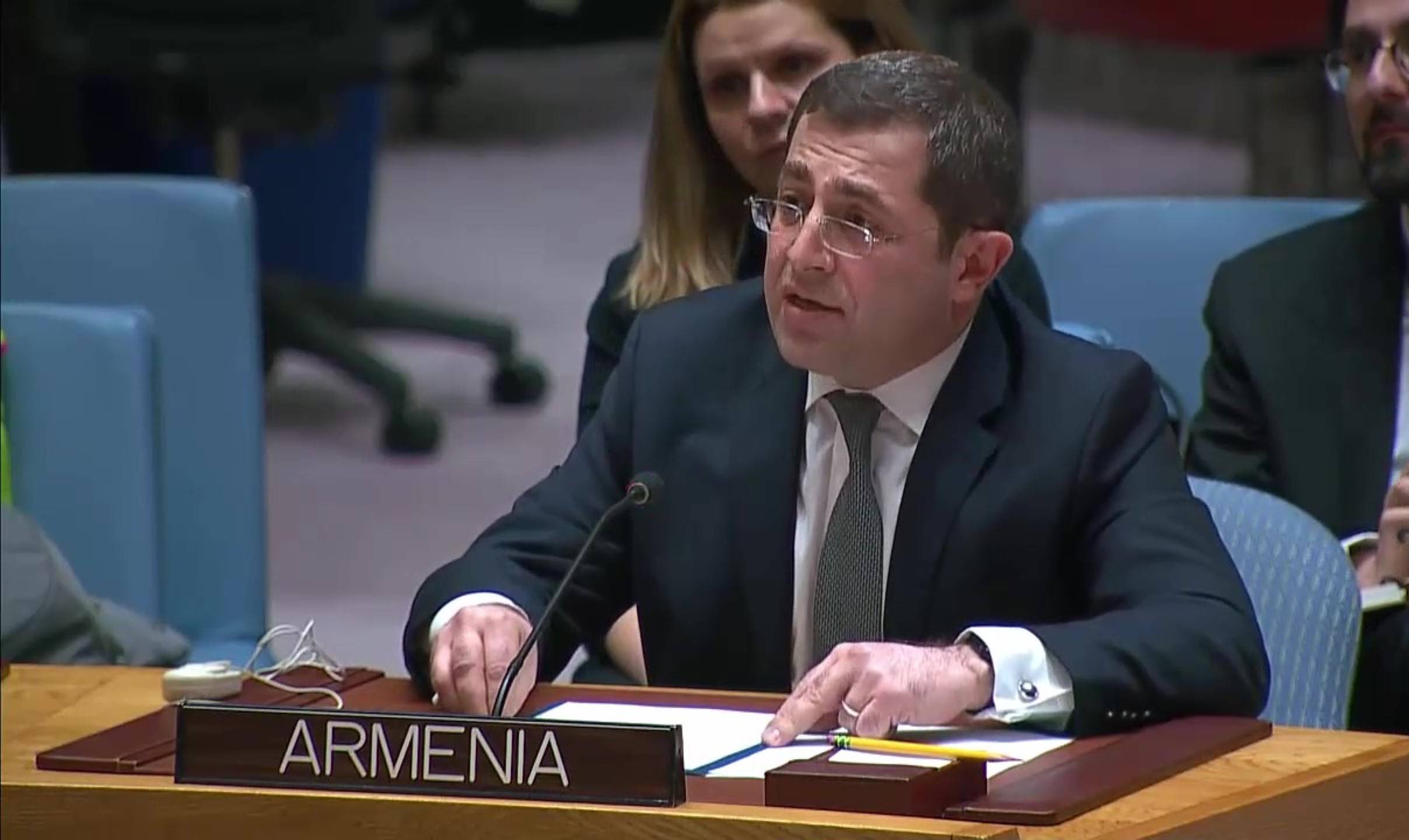 ՄԱԿ-ում Հայաստանի մշտական ներկայացուցիչը ելույթ է ունեցել է ՄԱԿ Անվտանգության  խորհրդի՝ «Կանայք, անվտանգությունը և խաղաղությունը» թեմայով քննարկմանը