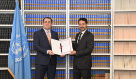 Միջազգային քրեական դատարանի Հռոմի կանոնադրության վավերագիրն ի պահ է հանձնվել ՄԱԿ-ում