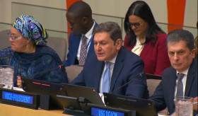 H.E. Paruyr Hovhannisyan, Permanent Representative of Armenia to the United Nations, chaired the 2026 ECOSOC Coordination Segment as Vice-President of the Economic and Social Council