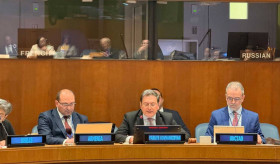Permanent Mission of Armenia to the UN convened a side event entitled &ldquo;Closing the Financing Gap: The Infrastructure Investment and Financing Facility for Landlocked Developing Countries&rdquo;