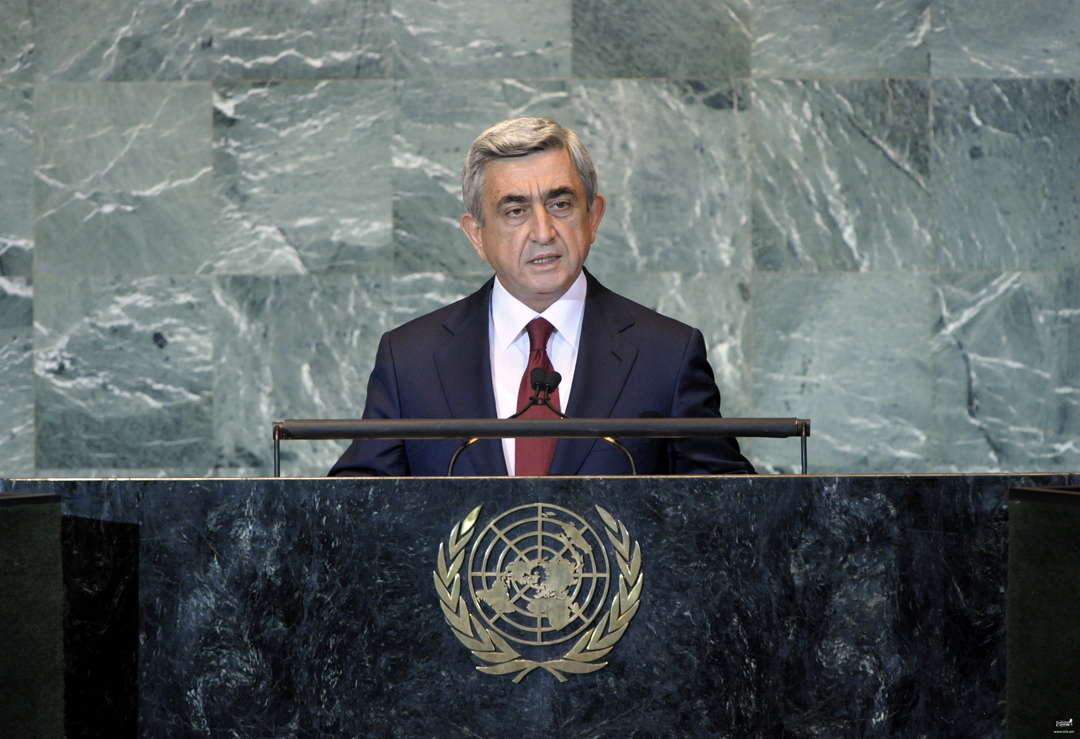 Speech by Serzh Sargsyan, the President of the Republic of Armenia in the 66th session of the General Assembly