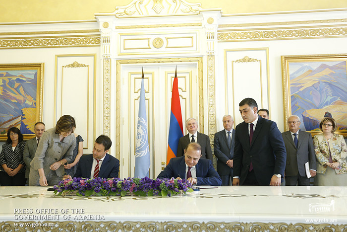 ՀՀ-ն և ՄԱԿ-ը ստորագրեցին հնգամյա համագործակցության նոր ծրագիր