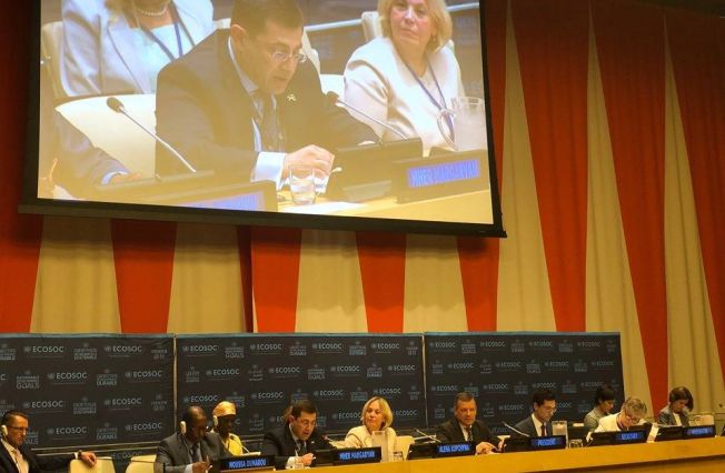 Remarks by H.E. Mr. Mher Margaryan, Permanent Representative of Armenia Chair, Commission on the Status of Women at the 2019 ECOSOC Integration Segment