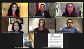 The Permanent Mission of Armenia to the UN organized a virtual discussion entitled “Between War and Pandemic: Voices from the Field”