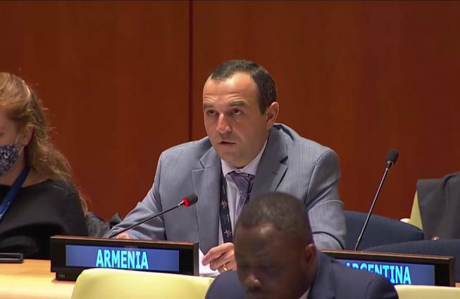 Statement by Armenia's Deputy Permanent Representative Davit Knyazyan at the UNGA77 Sixth Committee on the Measures to Eliminate International Terrorism