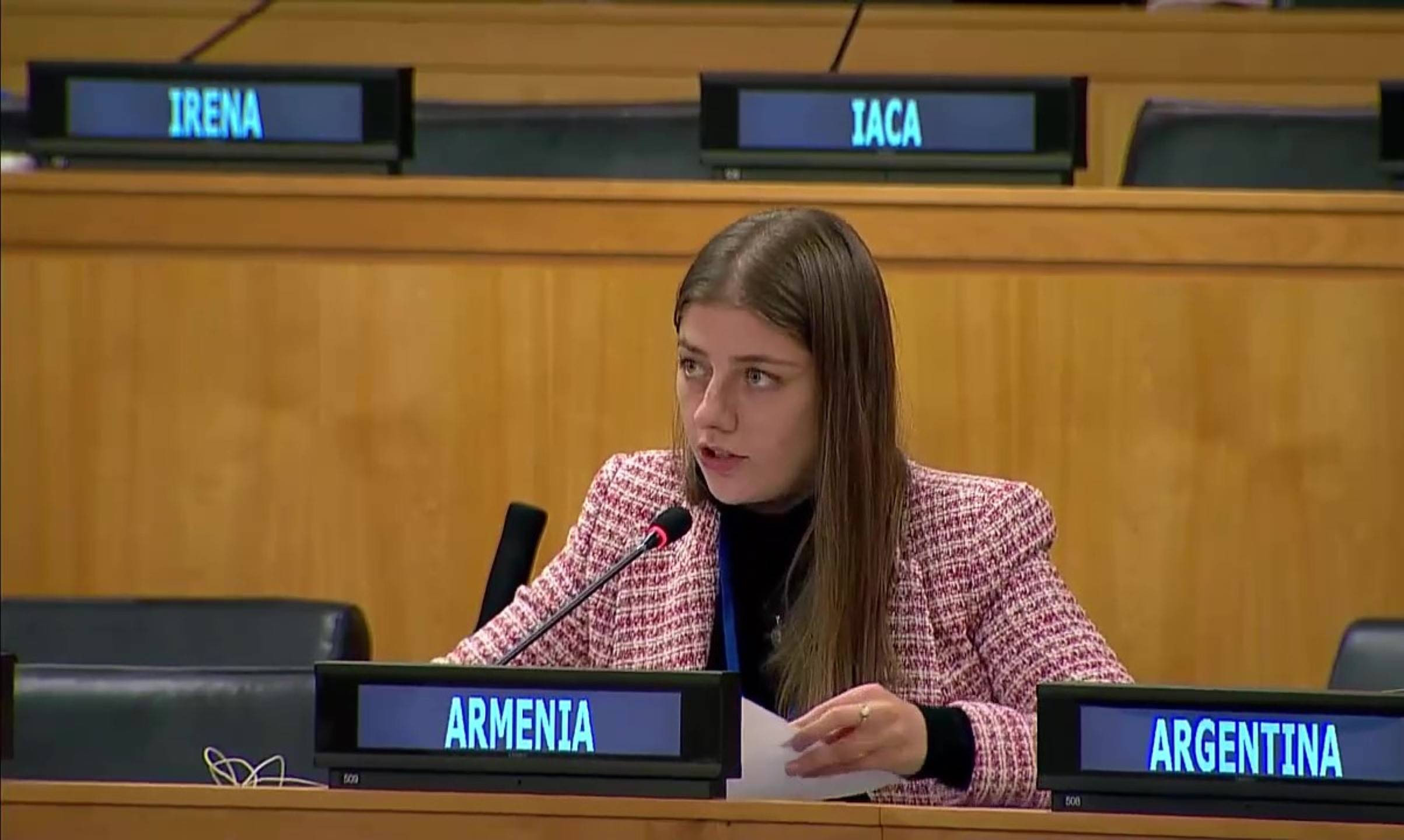 Statement by Ms. Araksya Babikyan, Attaché of the Permanent Mission of Armenia to the UN, at the General Discussion of the UNGA77 Second Committee