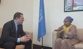 The Permanent Representative of Armenia to the UN met with the UN Special Adviser on the Prevention of Genocide