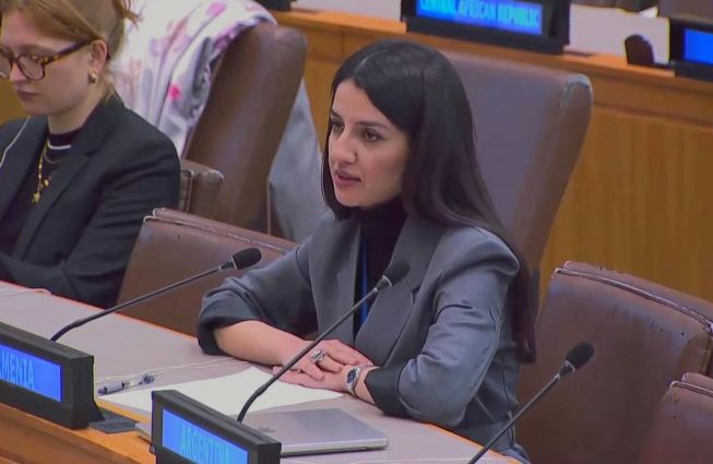 Intervention by the Delegation of Armenia at the Interactive dialogue with the Special Rapporteur on the right to food - Ms. Syuzanna Martirosyan, Third Secretary of the Permanent Mission, at the UNGA79 Third Committee