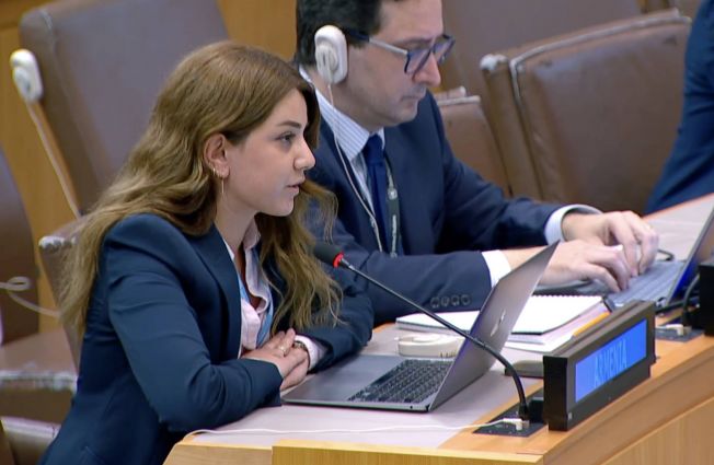 Statement by Ms. Julieta Tavakalyan, Third Secretary of the Permanent Mission, at the resumed session of FfD4 PrepCom on the endorsement of the outcome document “Compromiso de Sevilla”