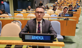 ՄԱԿ-ում Հայաստանի մշտական ներկայացուցչության խորհրդական Արսեն Քոթանջյանն ընտրվեց ՄԱԿ գլխավոր ասամբլեայի 81-րդ նստաշրջանի 1-ին կոմիտեի (զինաթափում և միջազգային անվտանգություն) փոխնախագահ